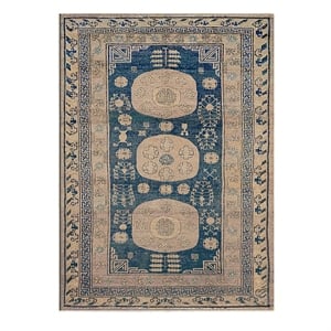 Crafters & Weavers Ushak Soft Washable Non Slip Area Rug (5.7' x 7.8')