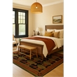 Crafters & Weavers Arts and Crafts Soft Washable Non Slip Area Rug (2'7