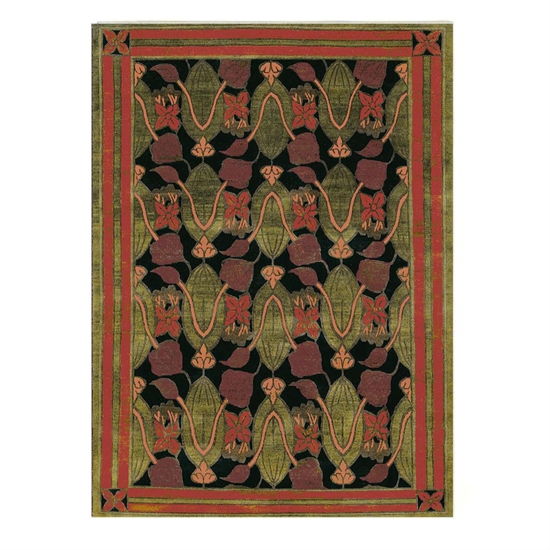 Crafters & Weavers Arts and Crafts Soft Washable Non Slip Area Rug (2'7