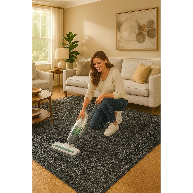 Crafters & Weavers Arts and Crafts Soft Washable Non Slip Area Rug (2'7