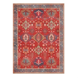 Crafters & Weavers Serapi Soft Washable Non Slip Area Rug (9' x 12')