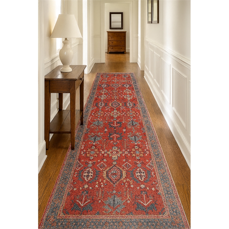Crafters & Weavers Serapi Soft Washable Non Slip Area Rug (2'7