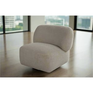 Crafters and Weavers Forma Mid-Century Modern Swivel Livingroom Chair in Gray
