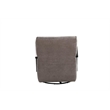 Crafters and Weavers Linea Collection Modern Swivel Arm Chair -Gray