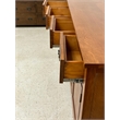 Crafters and Weavers Mission 4 Door 4 Drawer Oak Sideboard - Cherry