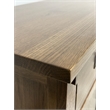 Crafters and Weavers Mission 4 Door 4 Drawer Oak Sideboard - Walnut