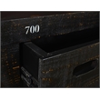 Crafters and Weavers City Bookcase with Hidden Compartment Black