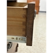 Crafters and Weavers Mission Quarter Sawn Oak File Cabinet in Walnut