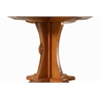 Crafters and Weavers Mission Solid Oak Mouse Detail End Table in Cherry