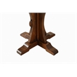 Crafters and Weavers Mission Solid Oak Mouse Detail End Table in Cherry