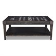 Crafters and Weavers City Coffee Table in Black