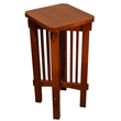 Crafters and Weavers Mission Spindle Side Table / Plant Stand in Walnut
