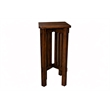 Crafters and Weavers Mission Spindle Side Table / Plant Stand in Walnut