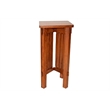 Crafters and Weavers Mission Spindle Side Table / Plant Stand in Walnut