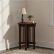Crafters and Weavers Mission Spindle Side Table / Plant Stand in Walnut