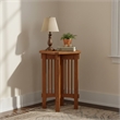 Crafters and Weavers Mission Spindle Side Table / Plant Stand in Walnut