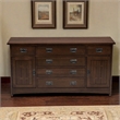 Crafters and Weavers Mission Oak 6-Drawer 62