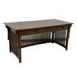 Crafters and Weavers Mission Crofter 3 Drawer Library Desk in Walnut