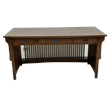 Crafters and Weavers Mission Crofter 3 Drawer Library Desk in Walnut