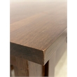 Crafters and Weavers Mission Crofter 3 Drawer Library Desk in Walnut