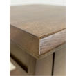 Crafters and Weavers Mission Quarter Sawn Inlay End Table in Walnut/White Oak