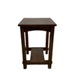 Crafters and Weavers Mission Mortise and Tenon End Table in Walnut