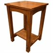 Crafters and Weavers Mission Mortise and Tenon End Table in Walnut