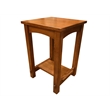 Crafters and Weavers Mission Mortise and Tenon End Table in Walnut