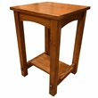 Crafters and Weavers Mission Mortise and Tenon End Table in Walnut