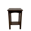 Crafters and Weavers Mission Mortise and Tenon End Table in Walnut