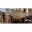 Crafters and Weavers Mission Quarter Sawn Oak Dining Table in Cherry
