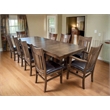 Crafters and Weavers Mission Quarter Sawn Oak Dining Table in Cherry