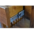 Crafters and Weavers Mission 1 Drawer Crofter End Table in Golden Brown