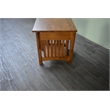 Crafters and Weavers Mission 1 Drawer Crofter End Table in Golden Brown