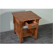 Crafters and Weavers Mission 1 Drawer Crofter End Table in Golden Brown