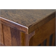 Crafters and Weavers Mission 1 Drawer Crofter End Table in Golden Brown