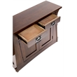 Crafters and Weavers Mission Crofter Style Entry Cabinet in Walnut