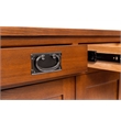 Crafters and Weavers Mission Crofter Style Entry Cabinet in Walnut