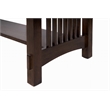 Crafters and Weavers Mission 3 Drawer Crofter Style Console Table in Walnut