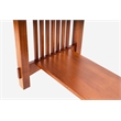 Crafters and Weavers Mission 3 Drawer Crofter Style Console Table in Walnut