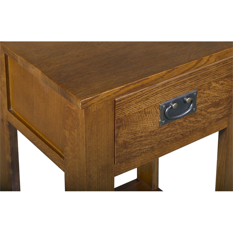 Crafters and Weavers Mission 1-Drawer Nightstand in Michael's Cherry