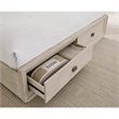 Crafters and Weavers Harbor Storage Queen Platform Bed Frame in Light Brown