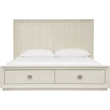 Crafters and Weavers Harbor Storage Queen Platform Bed Frame in Light Brown