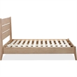 Crafters and Weavers Linwood Modern Simplistic Design Queen Bedroom Set in Gray