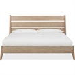 Crafters and Weavers Linwood Modern Simplistic Design Queen Bedroom Set in Gray