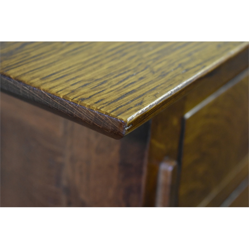 Crafters & Weavers A34 Mission/Arts & Crafts Quarter Sawn Cabinet in Walnut