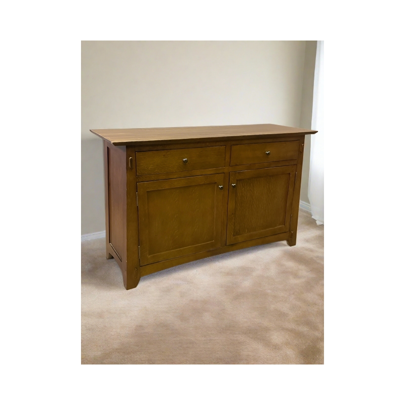 Crafters & Weavers A34 Mission/Arts & Crafts Quarter Sawn Cabinet in Walnut