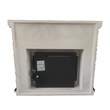 LIVILAND 45 in. Freestanding Magnesium Oxide Electric Fireplace in Tan