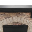 LIVILAND 45 in. Freestanding Magnesium Oxide Electric Fireplace in Tan