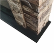 LIVILAND 45 in. Freestanding Magnesium Oxide Electric Fireplace in Tan